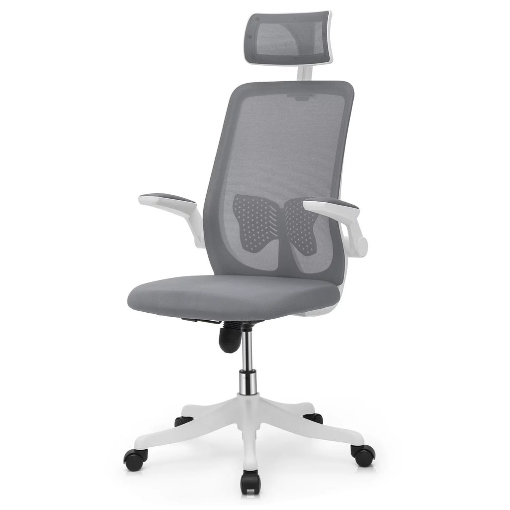 Grey Ergonomic High Back Office Chair with Armrest G12537