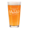 16 oz Beer Pint Glass Q8148
