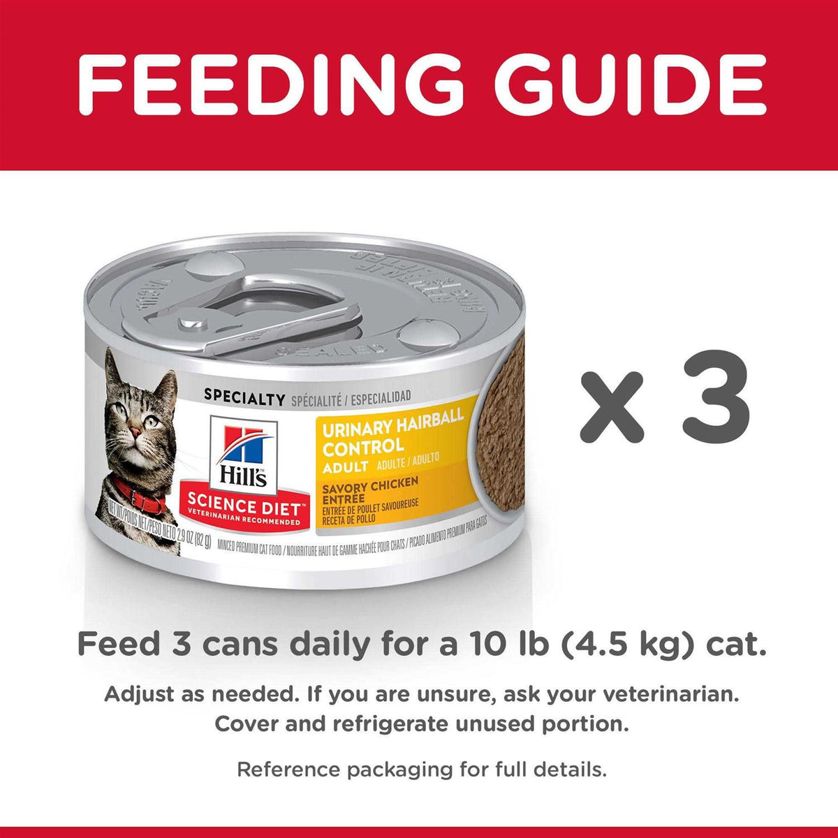 Adult Urinary Hairball Control Cat Food F304603