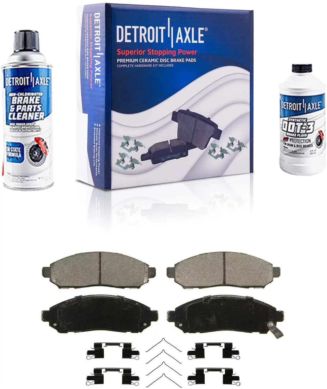 Drilled Slotted Brake Kit Ceramic Brake Pads U9099