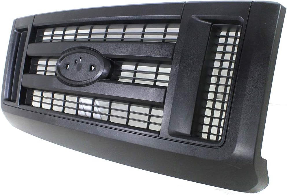 Black Plastic Grille Assembly for Ford E-350 Super Duty R951