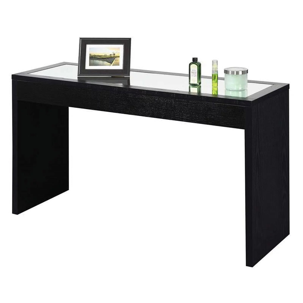 Black Mirrored Console Table U548