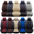 Leather Car Seat Cover Full Set Front Rear T17470