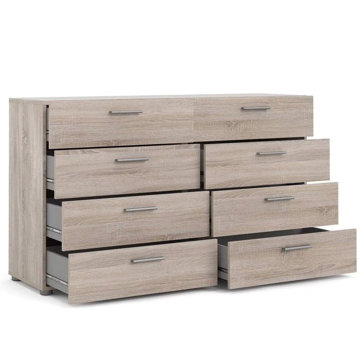 4 Piece Bedroom Set with 8 Drawer Dresser, 4 Drawer Chest, Two 2 Drawer Nightstands O750