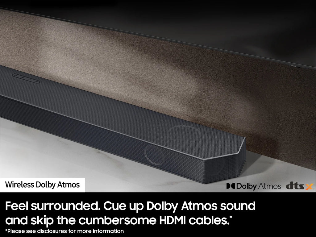 11.1.4ch Wireless Dolby Atmos Soundbar with Rear Speakers Q314822