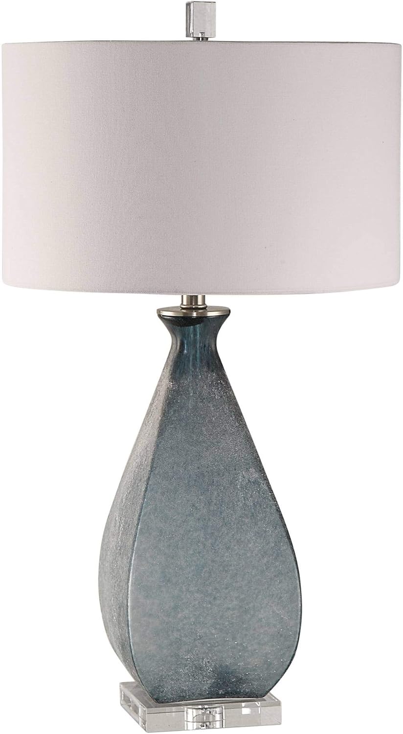 Ocean Blue Glass Table Lamp N7446
