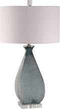 Ocean Blue Glass Table Lamp N7446