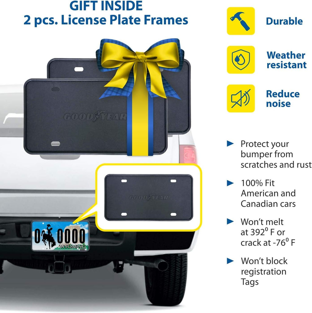 4pcs Shatterproof in-Channel Window Deflectors for Trucks W332985