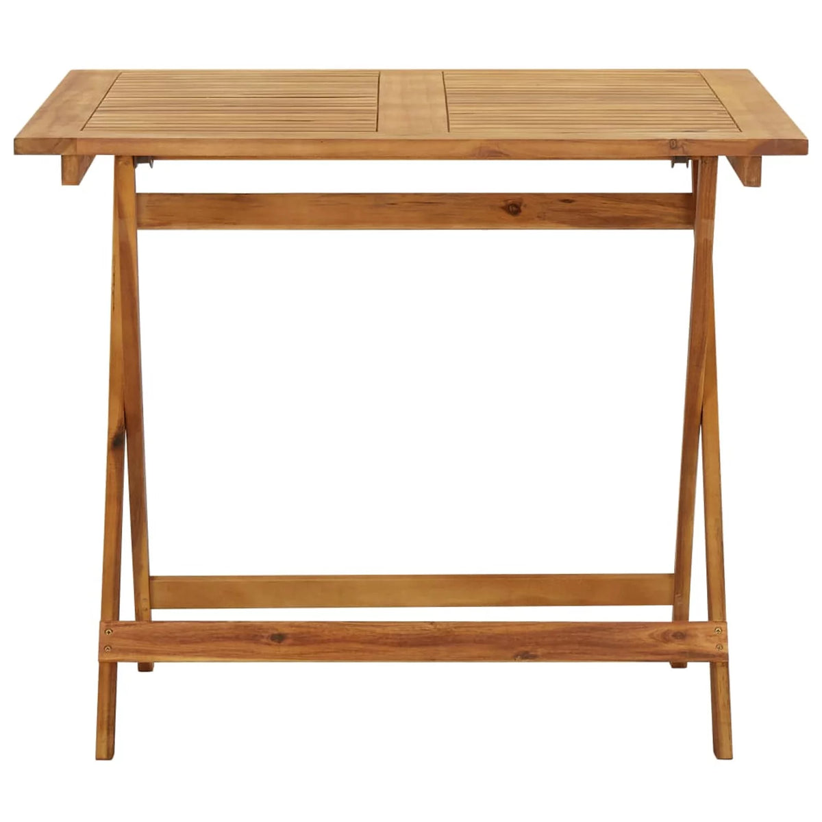Folding Garden Table Solid Acacia Wood L421378