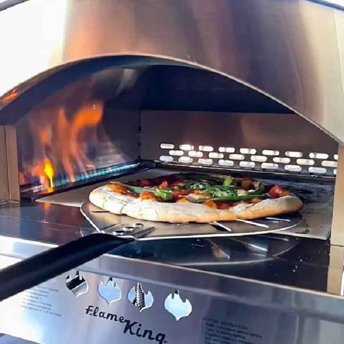 Propane Pizza Oven with 13 inch Pizza Stone Z554