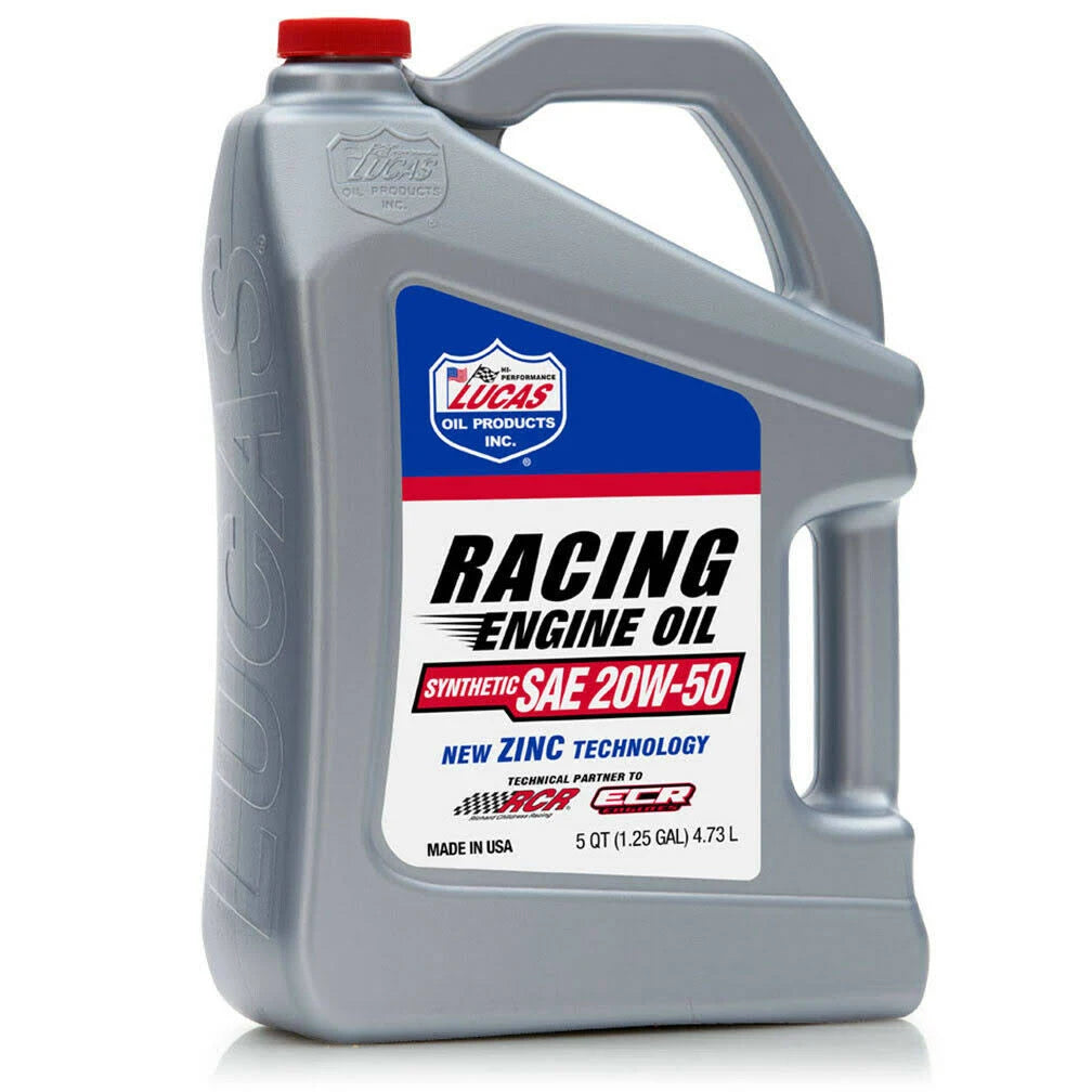 SAE 20W-50 Synthetic Racing Motor Oil - 5 Quart E11599