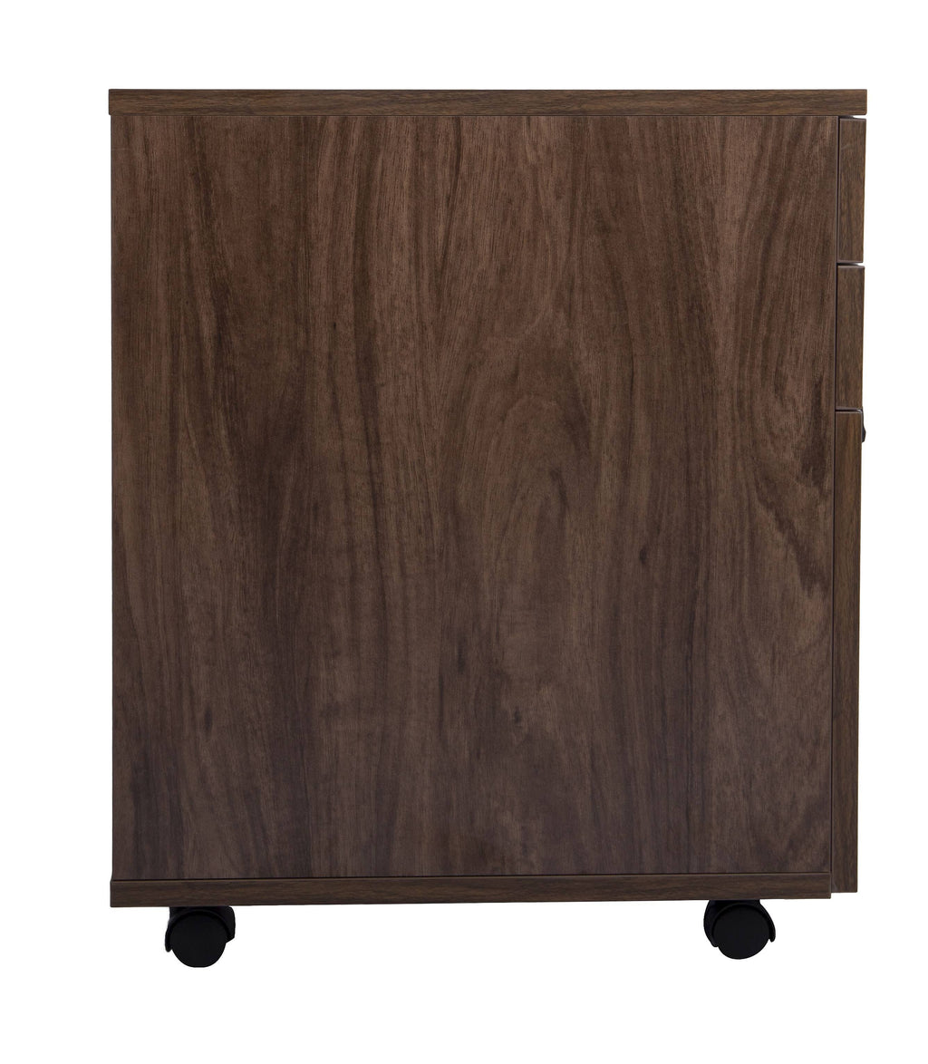 3-Drawer Mobile Pedestal File, Espresso P512772