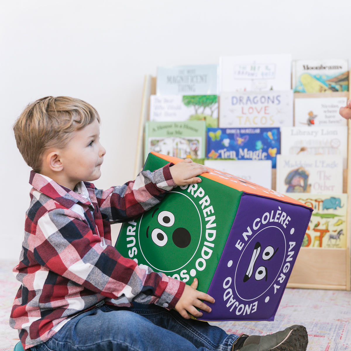 SoftZone Emotion Cube with Mirror Sensory Toy I8420