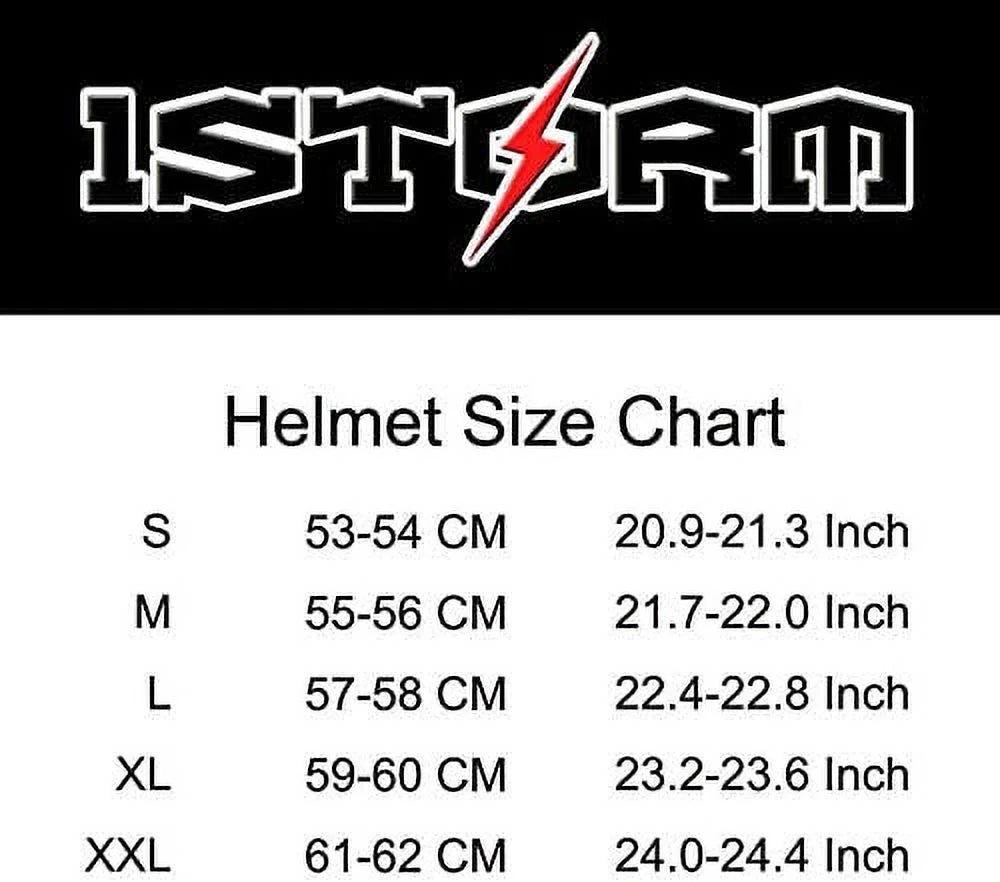 Full Face Motorcycle Helmet Matt Black Large B3889