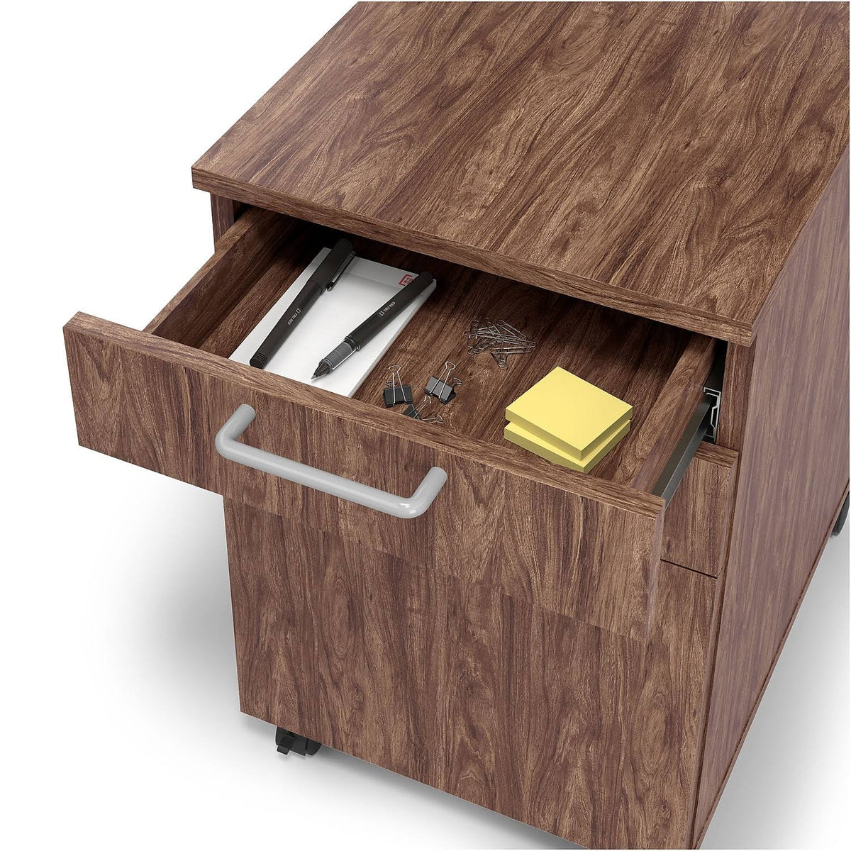 3-Drawer Mobile Pedestal File, Espresso P512772