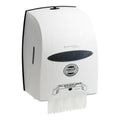 White Sanitouch Roll Towel Dispenser S36112