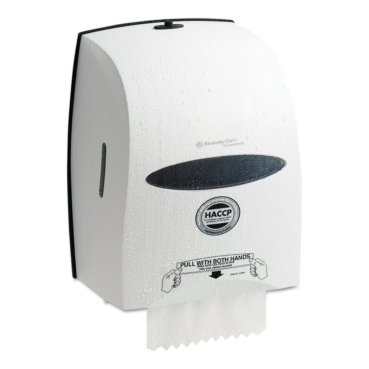 White Sanitouch Roll Towel Dispenser S36112