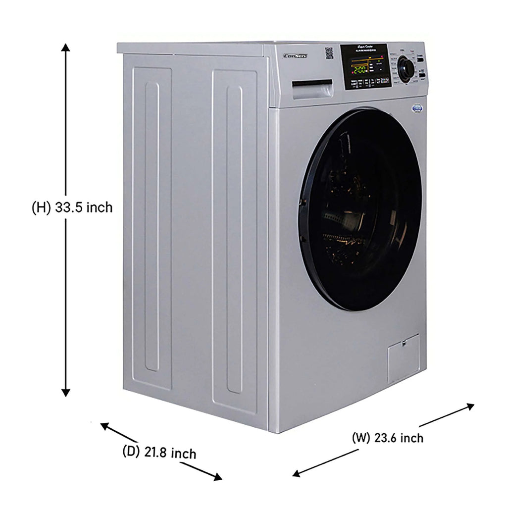 15 lbs Compact Combo Washer Dryer with Pet Cycle in White J763