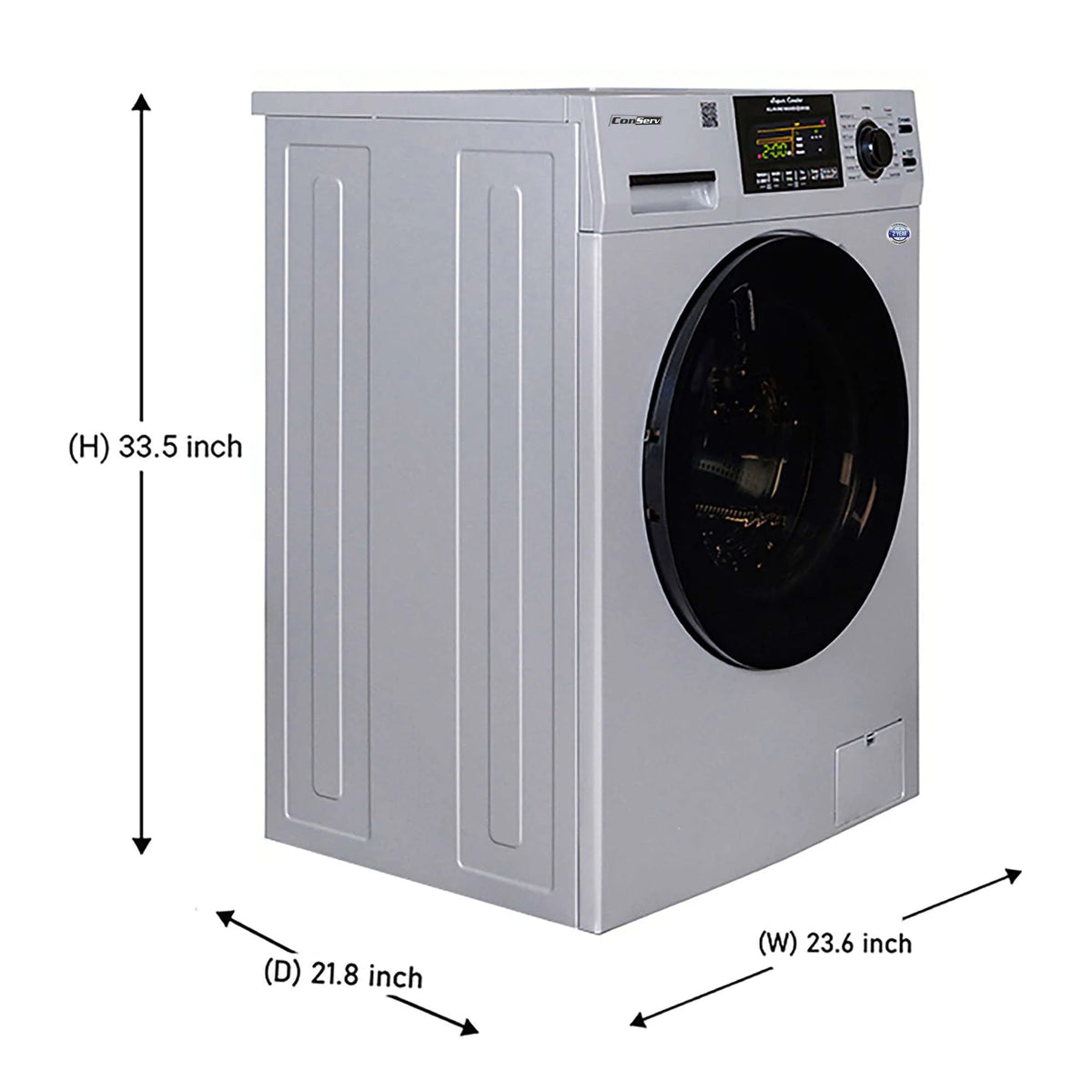 15 lbs Compact Combo Washer Dryer with Pet Cycle in White J763