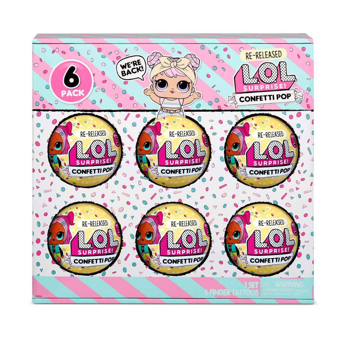 6 Pack Dolls with 9 Surprises X601801