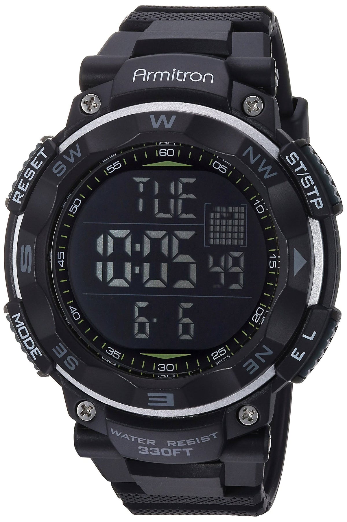 Black Digital Chronograph Watch D346032
