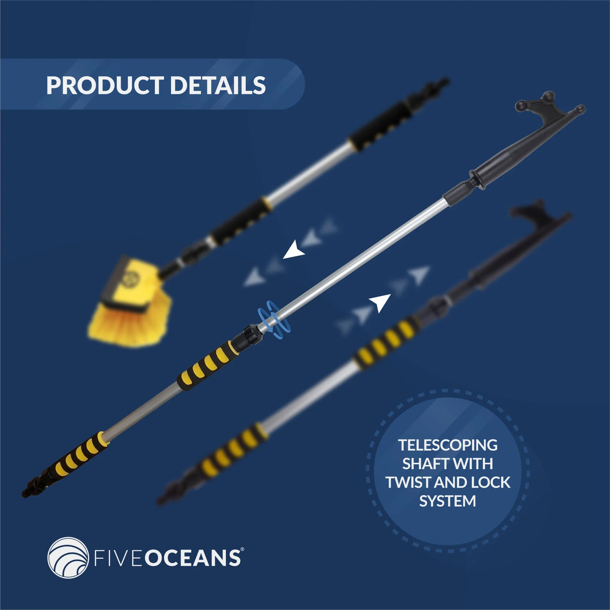 Deck Brush Kit (Extends 2'5" to 3'8") T363544
