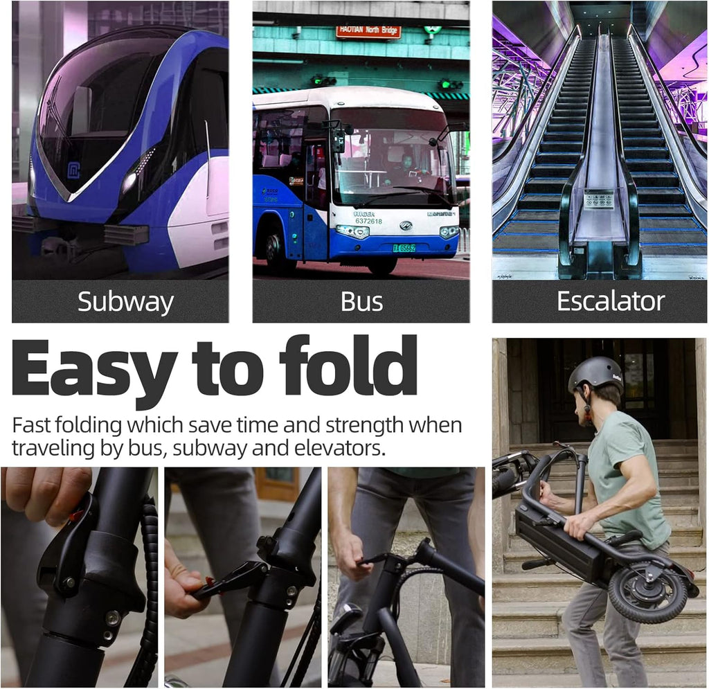 12-inch Pneumatic Tire Foldable All-Terrain Electric Scooter I4985