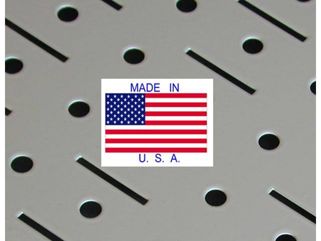 Red Metal Pegboard Tool Storage Kit with Blue Accessories C418