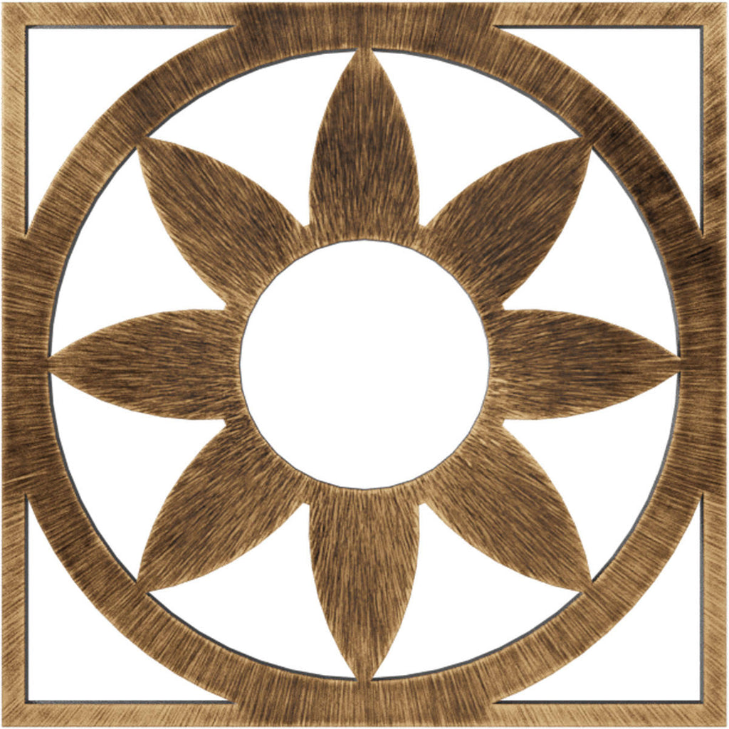 32x22OD x 11 1/8x22ID x 1x22P PVC Pierced Ceiling Medallion L346