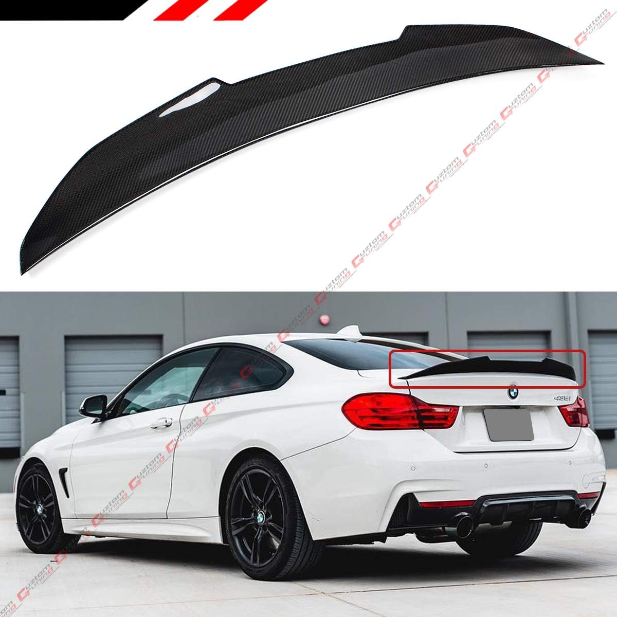 Carbon Fiber Trunk Spoiler Wing for BMW F32 4 Series Coupe A960245