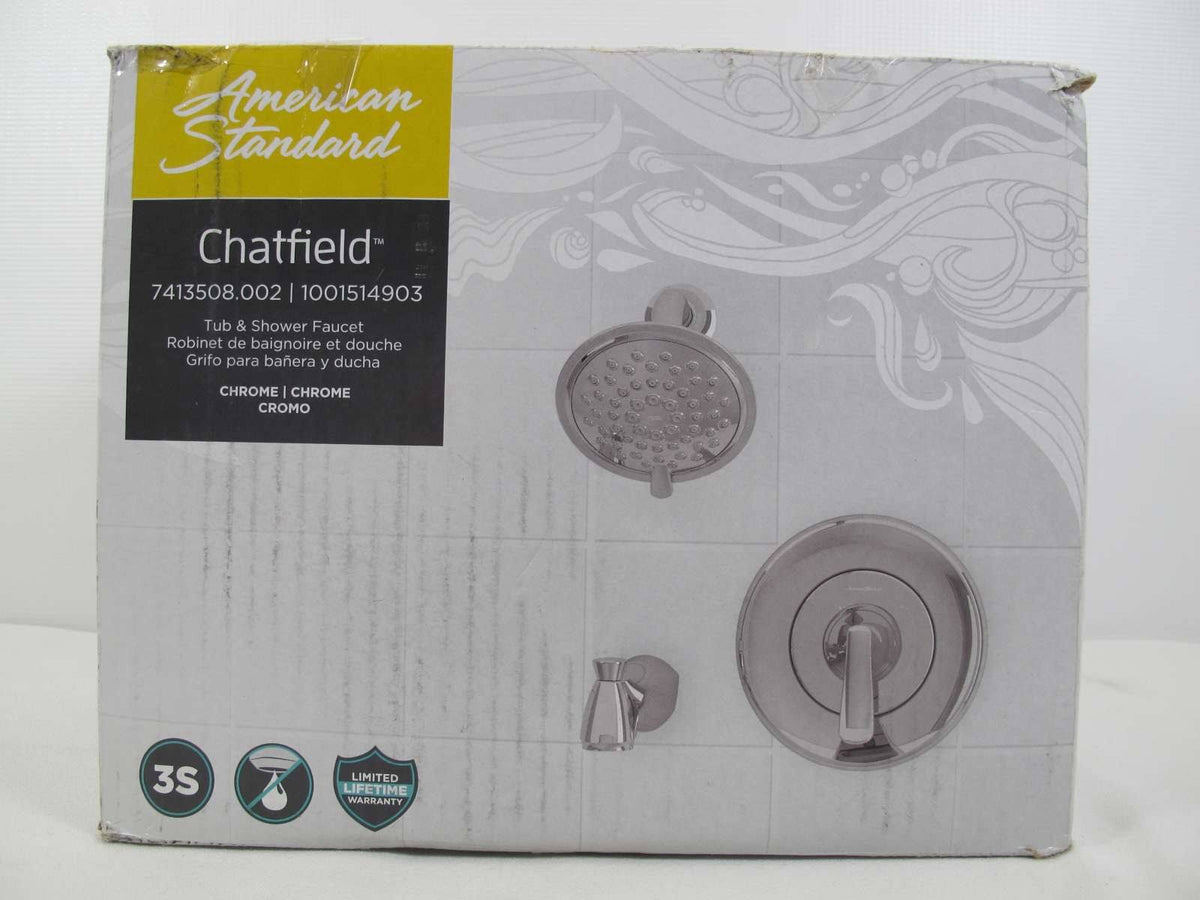 Single-Handle 3-Spray Tub and Shower Faucet Chrome R814