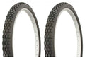 2 Tires Duro 26" x 2.125" Black Bicycle Tires L2684
