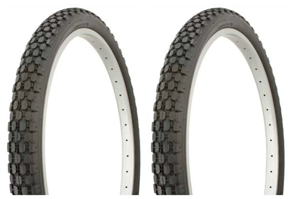 2 Tires Duro 26" x 2.125" Black Bicycle Tires L2684