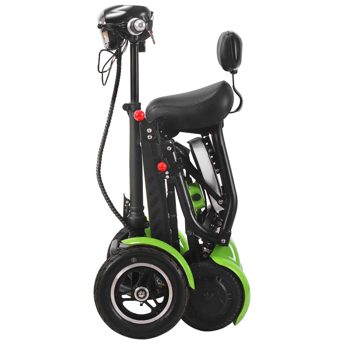 Blue 4 Wheel Foldable Electric Mobility Scooter Y849038