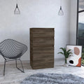 Dark Walnut Dresser with Mirror S768