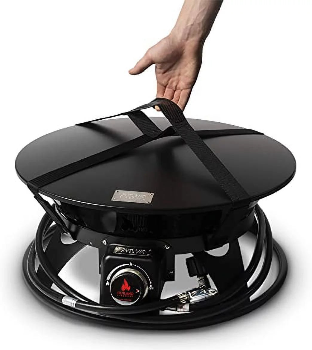Weather Resistant 730 Cover & Carry Kit for 19-Inch Diameter Portable Propane Gas Fire Pit O67056