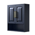 Dark Blue Wall-Mounted Storage Cabinet J807