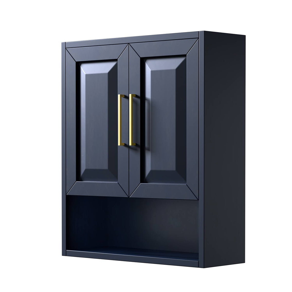 Dark Blue Wall-Mounted Storage Cabinet J807