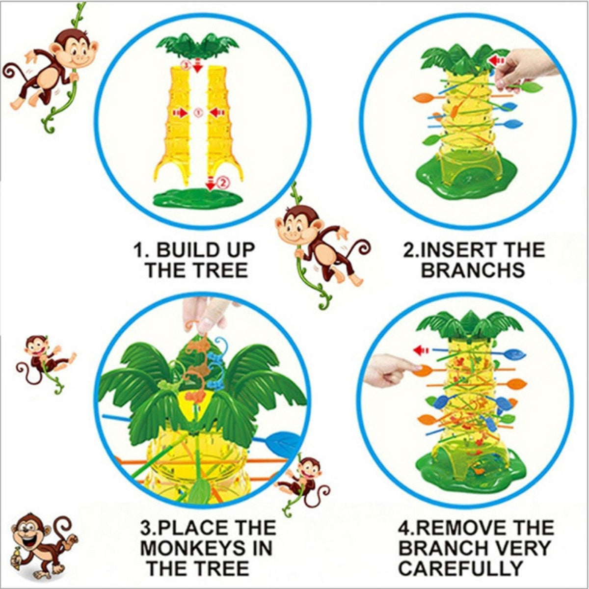 Monkey Tree Climbing Toys Q927
