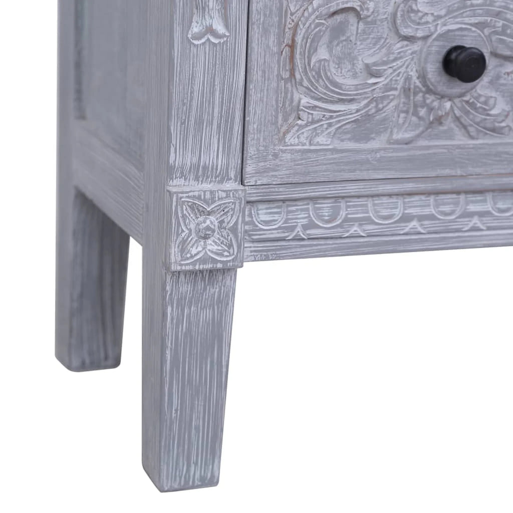 Mahogany Wood Storage Cabinet with 2 Drawers K993926