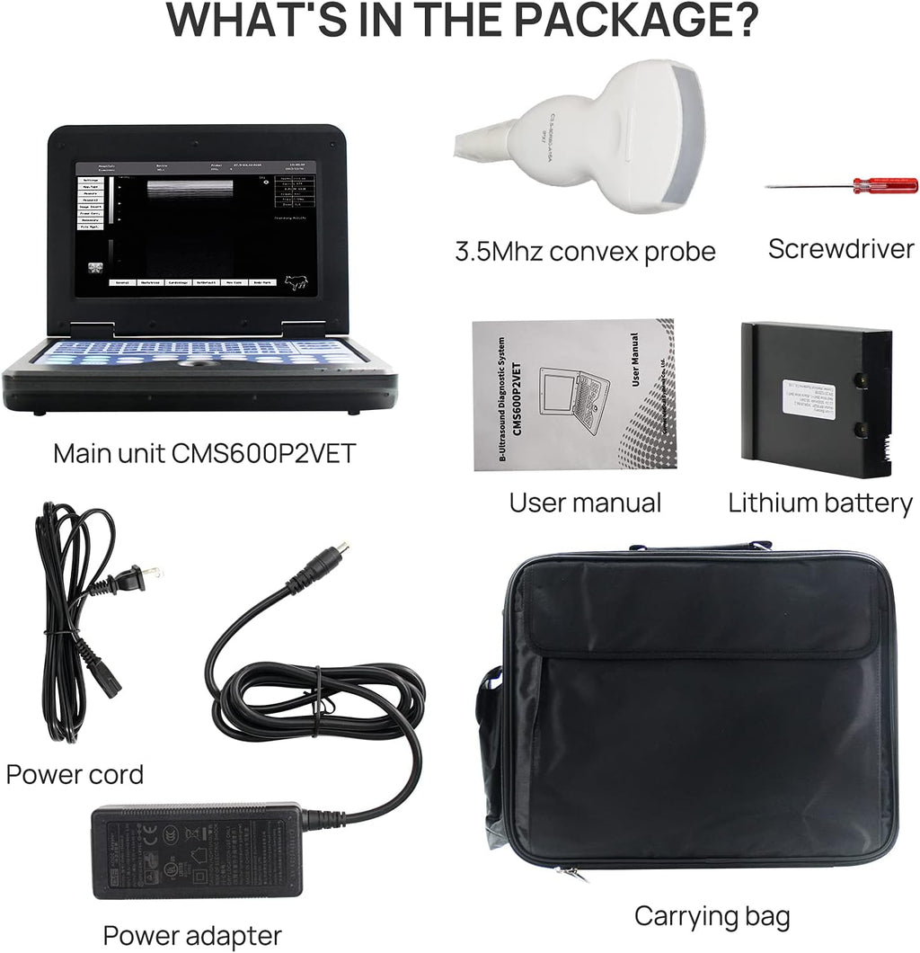 Portable Laptop B-Ultrasound Scanner Machine for Horse/Equine/Sheep Big Animal Use Q70659