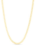 14K Yellow Gold 18in 4.4mm Curb Chain H2785