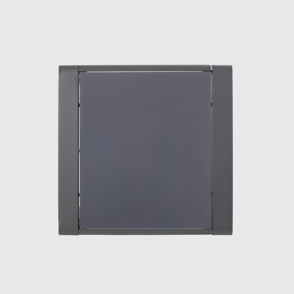 Gray Aluminum Patio Side Table X582