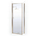 29x22 x 64x22 Framed Hinge Shower Door Brushed Nickel B5348