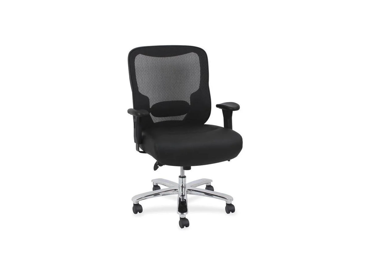 Black High-back Chair 400 lb Cap N366809