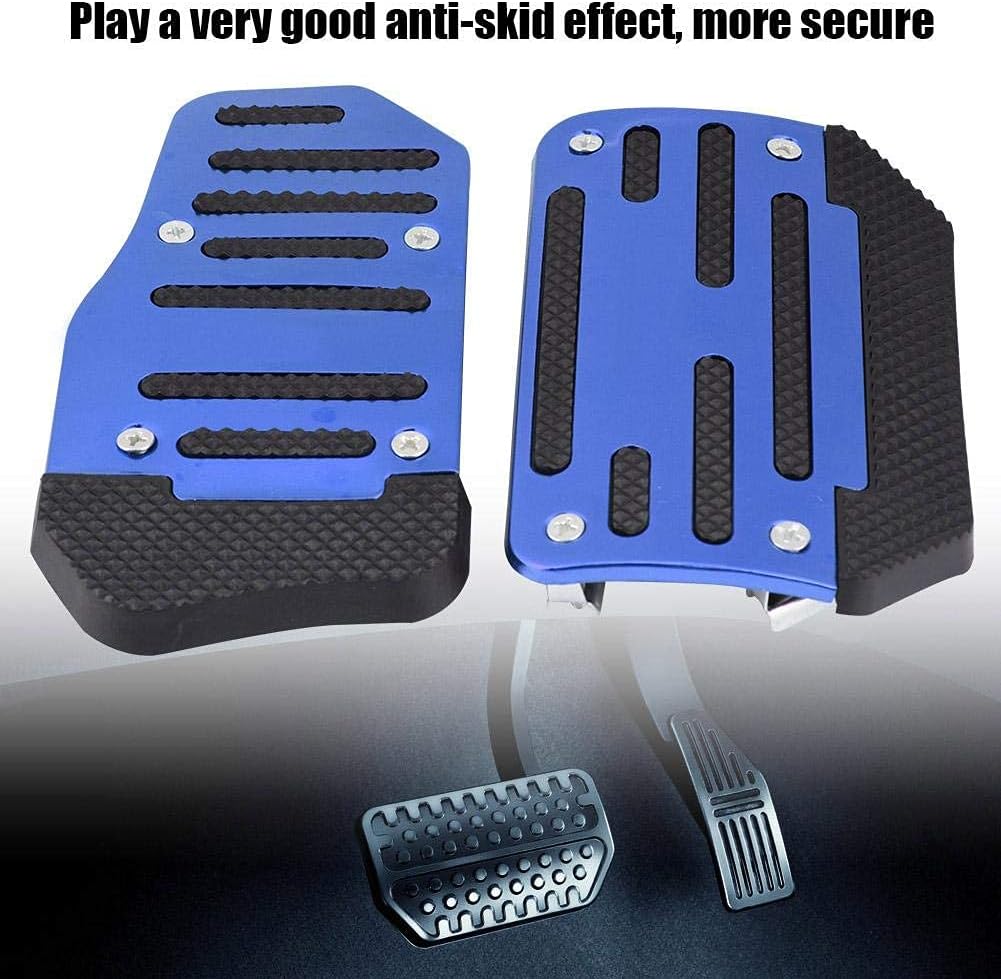 Blue Alloy Nonslip Brake Pedal Cover U25304