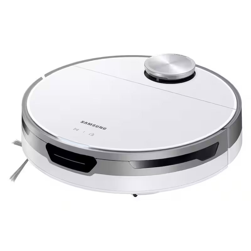 White Robotic Vacuum Cleaner with Automatic Emptying H302636