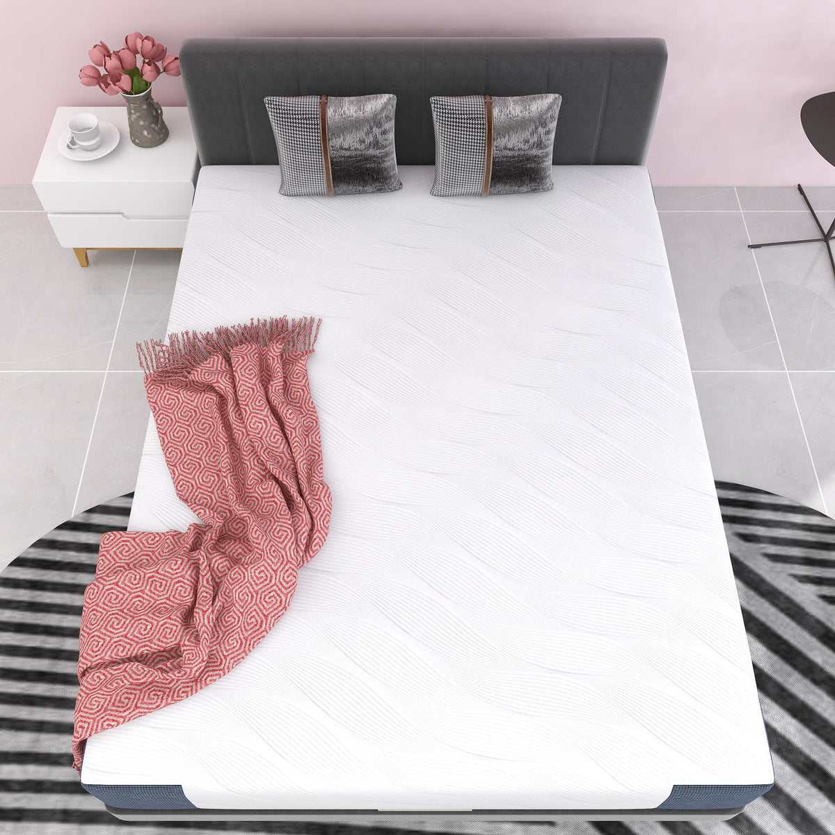 King Size Hybrid Memory Foam Mattress N85291