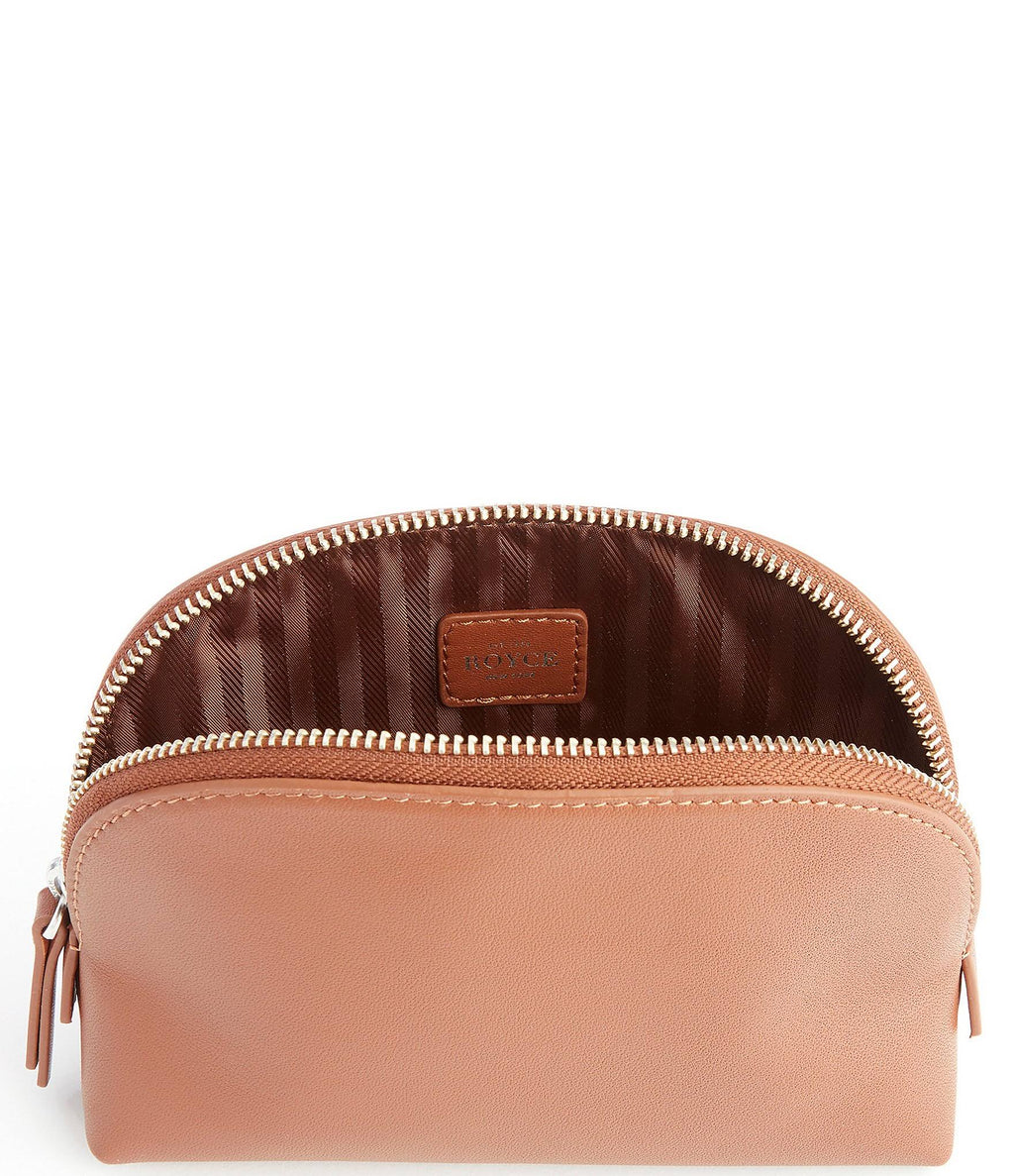 Compact Leather Cosmetic Bag F23048
