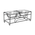 Modern Double Elevated Dog Bowls F286373